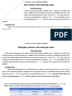 Ald. Ket and Carboxylic Acid