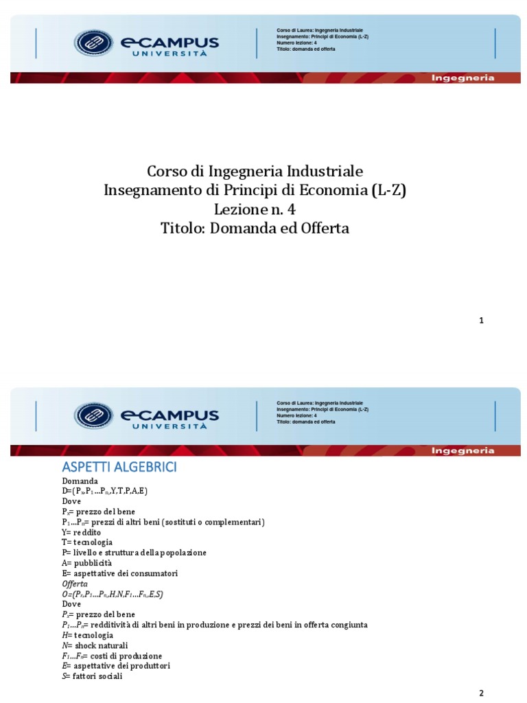 Lez 4 Economia | PDF