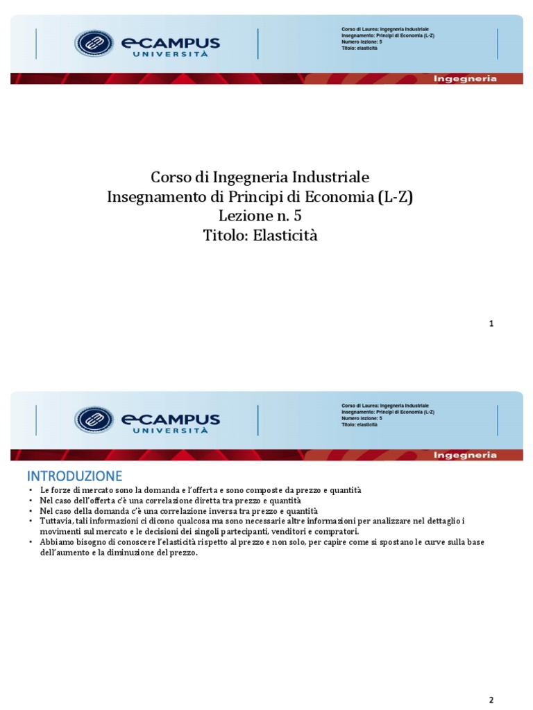 Lez 5 Economia | PDF