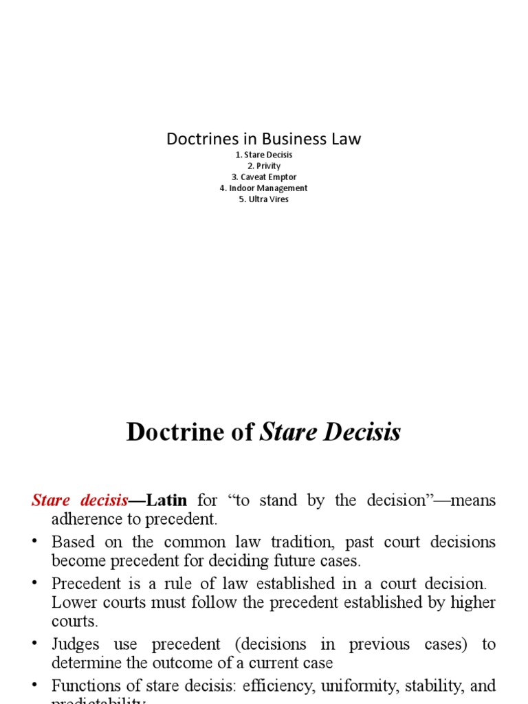Doctrine | PDF