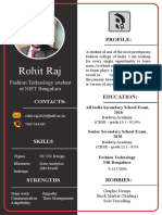 Rohit Raj: Fashion Technology Srudent at NIFT Bengaluru