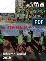 Informe Anual - ONU Mujeres - Guatemala - 2019
