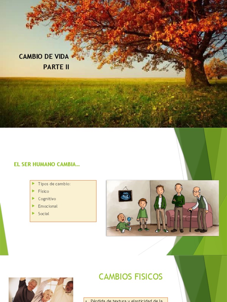 Cambios en la Vida Humana: Físicos y Emocionales | PDF | Crecimiento ...