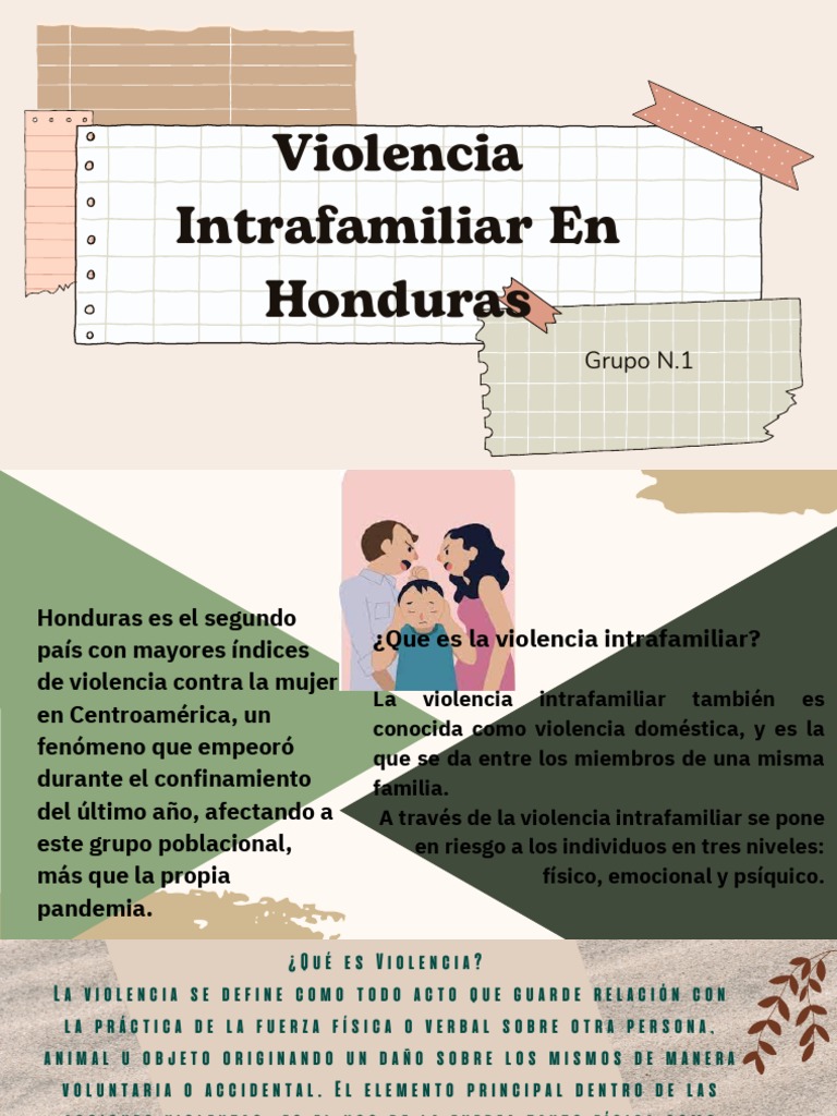 Violencia Intrafamiliar en Honduras | PDF | La violencia contra las ...