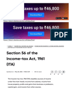 Taxation of Income from Other Sources under Section 56 of the Income Tax Act