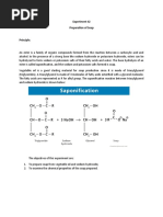 Experiment 2 Preparation of Soap
