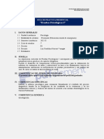 Guía de Prácticas Presencial Asignaturas Modelo Híbrido. PRUEBAS PS. I