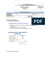 Activida Cuatro Movimiento Ondulatorio y Pendular