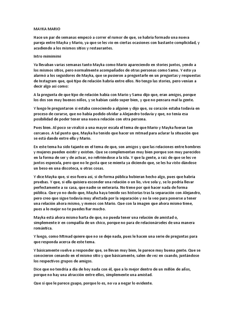 Mayka Mario PDF
