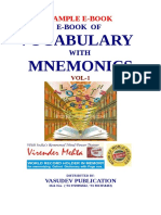 E Book of Vocabulary With Mnemonics