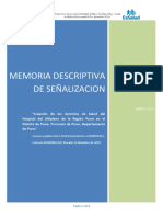 Memoria Descriptiva Señalizacion