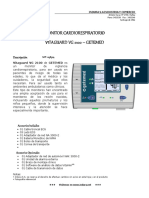 136 Getemed - Vitaguard vg2100 - Monitor Cardiorespiratorio