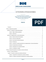 Ley 22 - 2007, de 18 de Diciembre, de Farmacia de Andalucía.