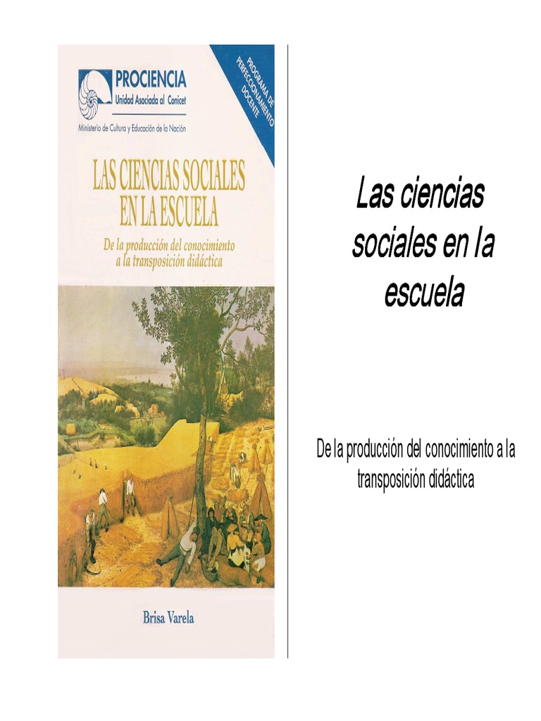 Brisa Varela Las Ciencias Sociales en La Escuela Completo | PDF