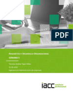 Diagnostico y Desarrollo Organizacional - Semana 5 - IACC