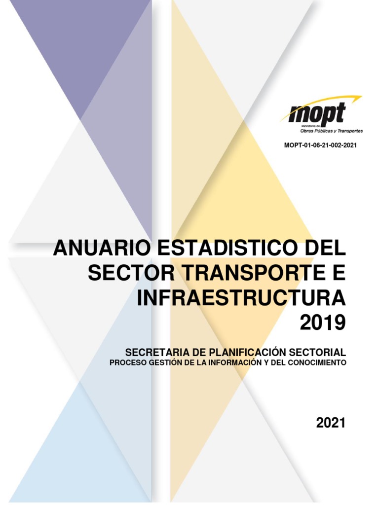 Anuario de Tránsito 2023 MOPT Costa Rica | PDF | Costa Rica | Transporte