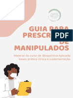 Guia para prescrição de manipulados