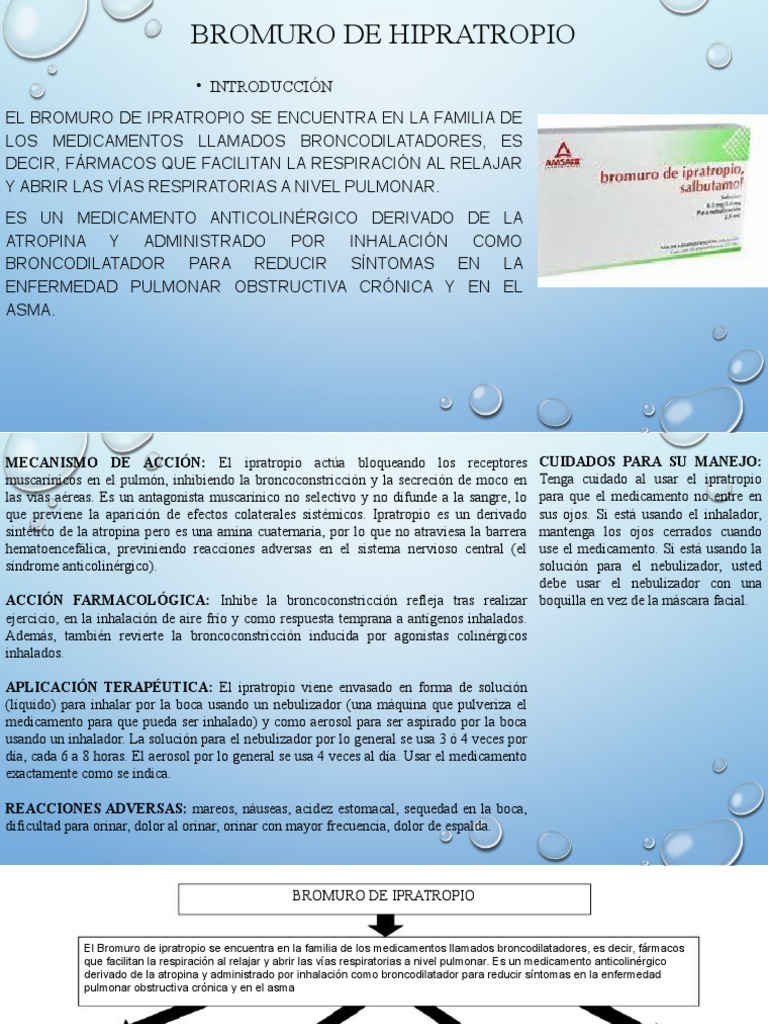Bromuro de Ipratropio | PDF