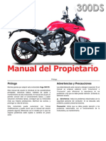 Manual de Propietario Voge 300DS Espanol