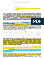 Orientações psicológicas para unidades prisionais na pandemia