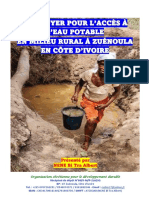 Plaidoyer Accès À L'eau Potable - Zuénoula-Gohitafla
