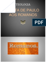 TEOLOGIA - CARTA DE PAULO AOS ROMANOS