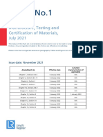 Notice No.1 Rules For The Manufacture, Testing and Certification of Materials, July 2021