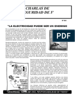 Electricidad, enemigo mortal