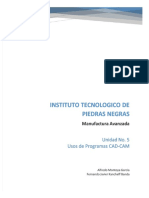 PDF Unidad 5 Manufactura Avanzada Usos de Programas Cad Cam - Compress