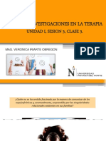 Unidad I, Sesion 3, Clase 3.primeras Investigaciones en La Terapia Sistemica