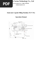 1 - Operation Manual Semi-Auto Capsule Filling Machine Two Heads