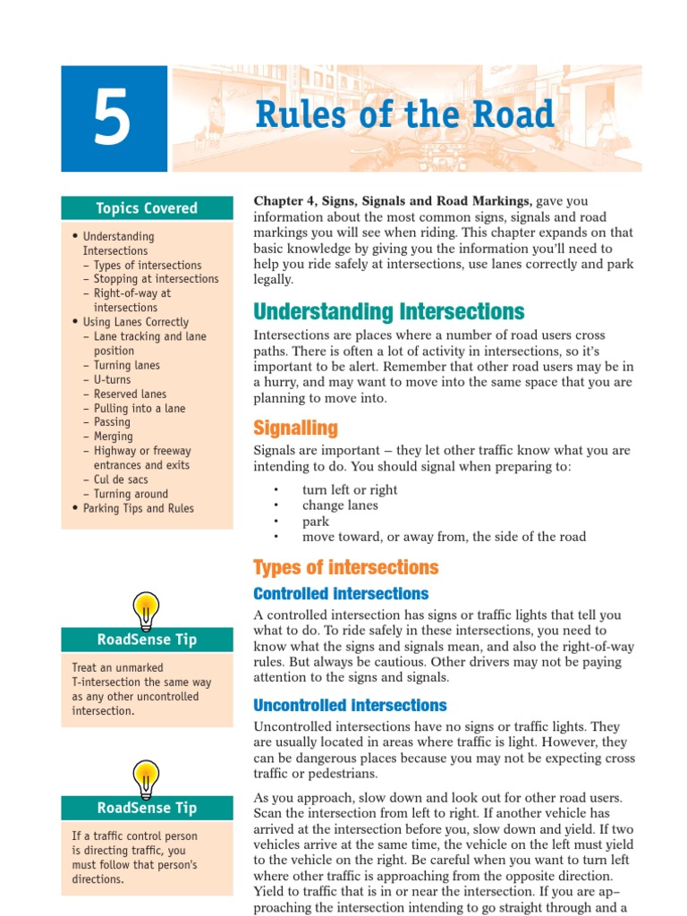 Motorcycle Road Safety Guide | PDF | Traffic | Pedestrian Crossing