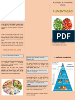 Panfleto Alimentação