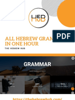 ALL HEBREW GRAMMAR WEBINAR Slides