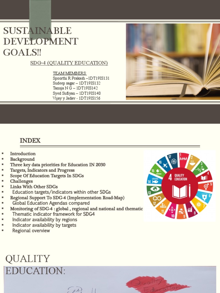 UN 2030 SUSTAINABLE DEVELOPMENT GOALS PDF visual data 4