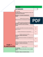 Nuevo Cronograma de Actividades y Presupuesto