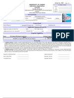 Form No. 7067 UOG Admission Application