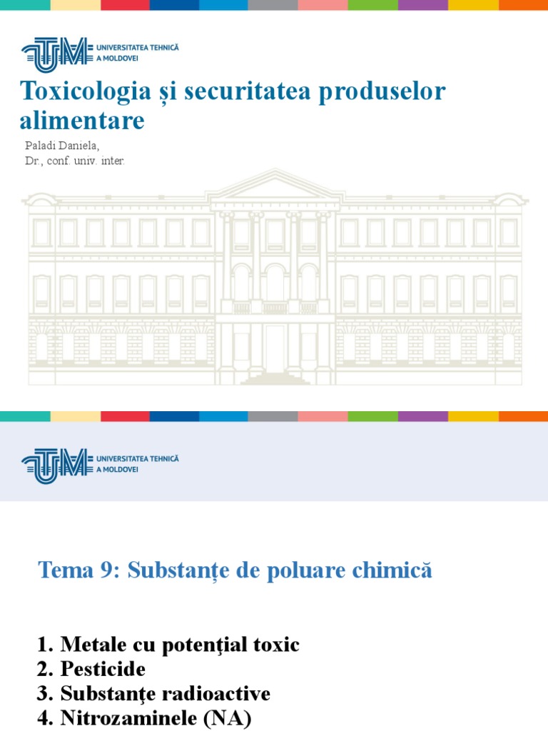 Tema 9. Substanțe de Poluare Chimică | PDF