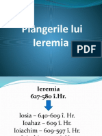 Plangerile Lui Ieremia