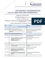 Draft - Agenda - 30th - EECG - Workshop