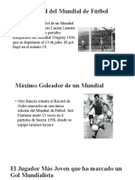 Datos Curiosos Sobre Los Mundiales de Futbol