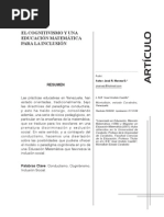 cognocitivismo  y matematicas