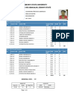 RPT EBSUSemester Result