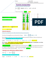 Analisis Matematico I - Guia de Función Homográfica