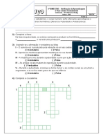 Prova de Ciências 4º Bimestre