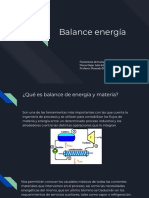 Balance Energía