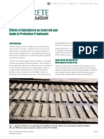 Effects of Substances on Concrete and Guide to Protective Treatments