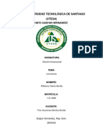 Derecho Empresarial (Tarea Tercer Parcial)