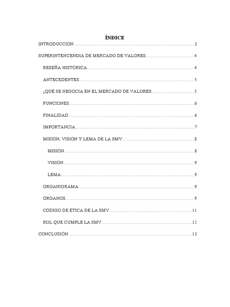 Superintendencia de Mercado de Valores | PDF | Bolsa de Valores ...