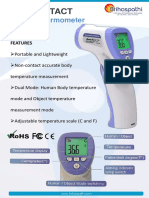 Non Contact Forehead Infrared Thermometer